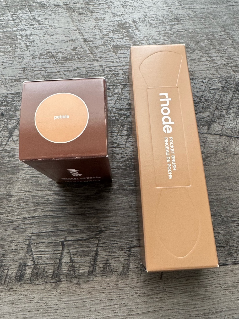Rhode Pocket Bronzer in Pebble + Pocket Brush (BNIB) SOLD OUT SHADE!